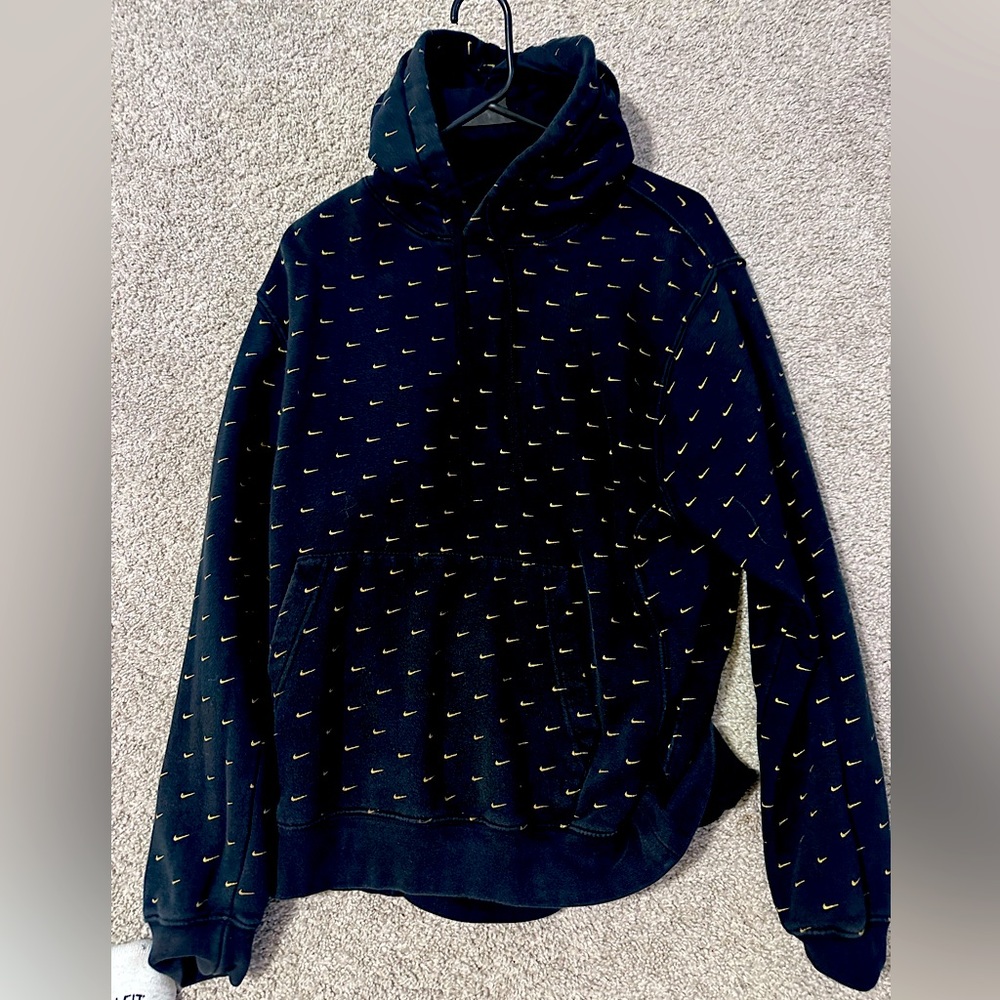 Nike gold checks hoodie